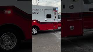 Bethpage fire department Ambulance 906 responding to hospital [upl. by Narcis]