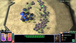 StarCraft Tutorial Hotkey Trick ability spamming [upl. by Aruon]