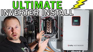 8KW Inverter and 15KWH Battery Takes House Off Grid Full Step by Step Install [upl. by Brenton]