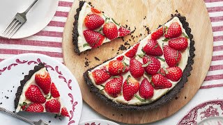 Double Chocolate amp Strawberry Tart by Nigella Lawson [upl. by Schapira]