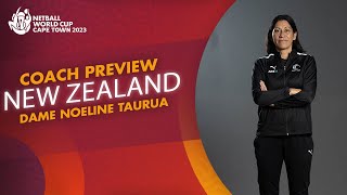 Preview  New Zealands Coach Dame Noeline Taurua  NWC2023 [upl. by Kyrstin]