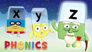 Alphablocks  Learn to Read  X Y amp Z  Phonics for Kids [upl. by Dlorej]