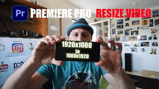 Premiere Pro RESIZE Video  Ελληνικά  Greek [upl. by Koehler]