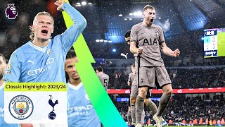 Six Goals amp Pure Drama  Man City 33 Tottenham Hotspur  Classic Premier League Highlights [upl. by Sexela]