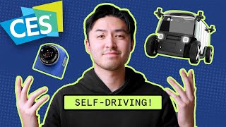 CES 2024 Exploring SelfDriving Tech [upl. by Netsrek]