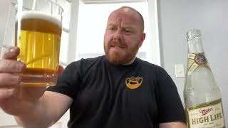 USA BEER REVIEWS Miller  High Life [upl. by Puiia]