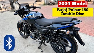 2024 Model Bajaj Pulsar 150 Split Seat Double Disc Brake Top amp Variant  On Road Price amp Review [upl. by Annahoj966]