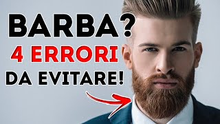 4 ERRORI da evitare se vuoi farti crescere la BARBA [upl. by Giarg988]