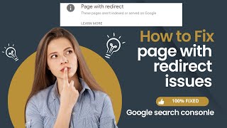 How to fix page with redirect errors in google search console  100 Fixed [upl. by Warfourd329]