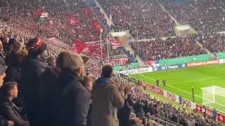 7000 Nürnberg Fans in Hoffenheim TSG Hoffenheim  FC Nürnberg TSGFCN FCNürnberg DFBPokal [upl. by Llemart]