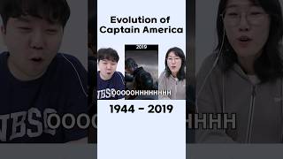 Koreans React To Evolution of Captain America [upl. by Aryt866]