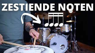 Noten Lezen voor Drummers ZESTIENDE  DRUMLES [upl. by Bilac942]