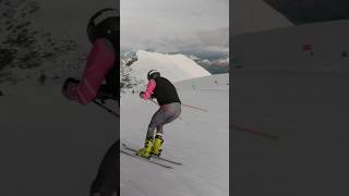 Skiing in 193cm skis skiing ski skiracing extremesports viral fyp [upl. by Woodrow792]