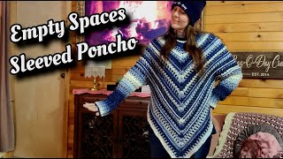 How To Crochet Poncho With Sleeves Tutorial [upl. by Eladal]