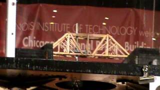 2009 Regional Bridge Contest at IIT 82Kg Top Mass [upl. by Zetnom]