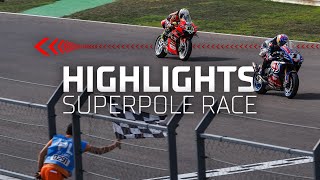 HIGHLIGHTS Razgatlioglu resists Bautista in Superpole Race 👊  PRTWorldSBK [upl. by Egidius]