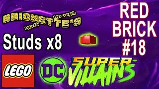 Studs x8 Red Brick in Level 18 Justice League Bonus Level 3  STOMPA in LEGO DC Super Villains [upl. by Naret]