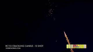 RC113 Crackling Candle  10 Shot [upl. by Ynned621]