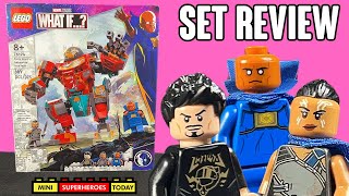 REVIEW LEGO What If quotTony Starks Sakaarian Iron Manquot Set 76194 [upl. by Yahsat882]