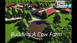 Building a cow farm On HautBeyleron FS22Timelapse part 1 [upl. by Dani790]