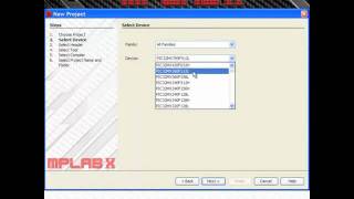 Create New Project MPLAB X IDE [upl. by Vedis]