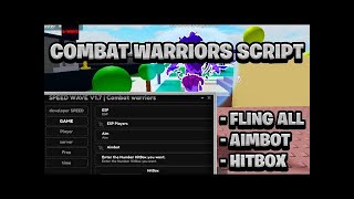 🔥Roblox Best Script  Combat Warriors Script – ROBLOX 🚀Fling Everyone and More Exploit🎯 [upl. by Etnwahs]