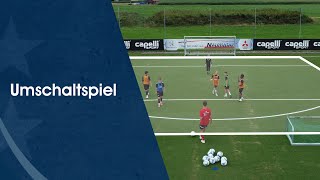 Umschaltspiel – Fußballtraining am Deutschen Fußball Internat [upl. by Chatwin]