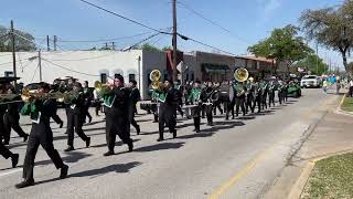 Taylor HS Band • Mesquite Rodeo Parade 04012023 [upl. by Sardse381]