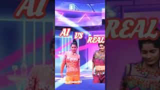 Vartika Jha Ai vs Real dance  trendingviralvideo  dance bollywoodactor [upl. by Letnuahc366]