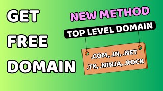 Get Free Domains com net in tech 🔥  How to Get a Free Domain  New Trick [upl. by Adnicaj]