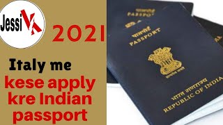 How to apply Indian passport online in italy in PunjabiCome Rinnovare passaporto Indiano  2021 [upl. by Florri]