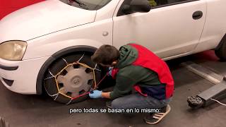 Cómo poner cadenas de nieve al coche [upl. by Crescen]