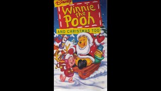 Opening amp Closing To Winnie The Pooh And Christmas Too 1996 VHS  Reversed [upl. by Critta607]