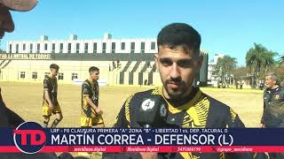 LRF  Martín Correa  Defensor Libertad [upl. by Anoli]