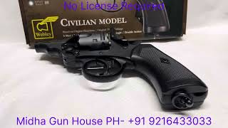 WEBLEY 25quotCO2PELLET REVOLVERNO LICENSE REQUIRED midhagunhouse nolicenserequired viralvideo [upl. by Nonac]