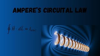 Amperes circuital law and coaxial transmission line ch7 electromagnetic part2 [upl. by Noryk]