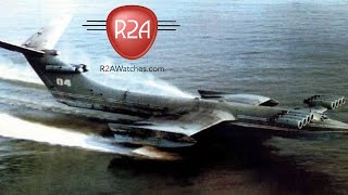 Caspian Sea Monster Ekranoplan Flight Video [upl. by Hsur]