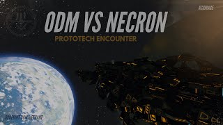 Space Engineers PVP  Prototech Encounter  ODM vs Necron on Alehouse [upl. by Aihpos]