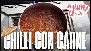 Authentic Mexican Chili Con Carne Recipe Spicy Savory and Satisfying [upl. by Aernda]