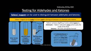 OCR A 612 Carbonyl Compounds REVISION [upl. by Michael284]