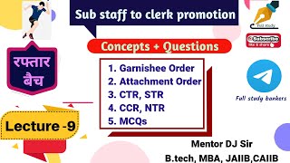 Lecture9  Garnishee amp Attachment Order FIUInd reports  fullstudy1993 [upl. by Theobald355]