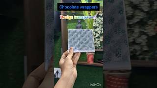 Chocolate wrappers  foil wrappers  chocolate wrapping  wrappers  gift wrappers  gift wrap ideas [upl. by Draner]