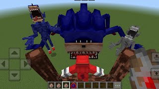 Shin Sonic God ADDON in Minecraft PE [upl. by Fernanda]