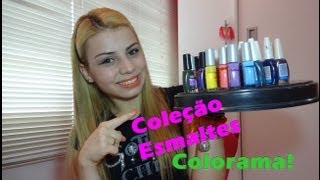 Coleção Esmaltes Colorama [upl. by Aihsenat353]