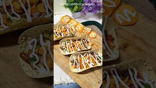 Indian Mexican Tacos Recipe  Tacos with Papad 🌮 🌮 trending recipe shorts [upl. by Elysee436]