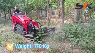 Brush cutterSkid steer loader attachments [upl. by Atyekram]