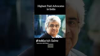 Top Highest Paid Advocates in India  Law Motivation  Inspiration for Advocates Learn law [upl. by Jehial]