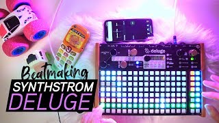 Synthstrom Deluge 10 Minute Beat Making [upl. by Giffer]