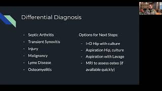 Infecciones Pediátricas Artritis Séptica y Osteomielitis Aguda [upl. by Arabel]