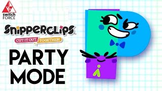 SnipperClips Gameplay  Party Mode Challenges Nintendo Switch Gameplay [upl. by Lleryt]